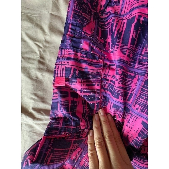 Champion Dry Girl's Snow Ski Pants Adjustable Waist Zip Pockets Sz M(7-8) Purple - Picture 4 of 16